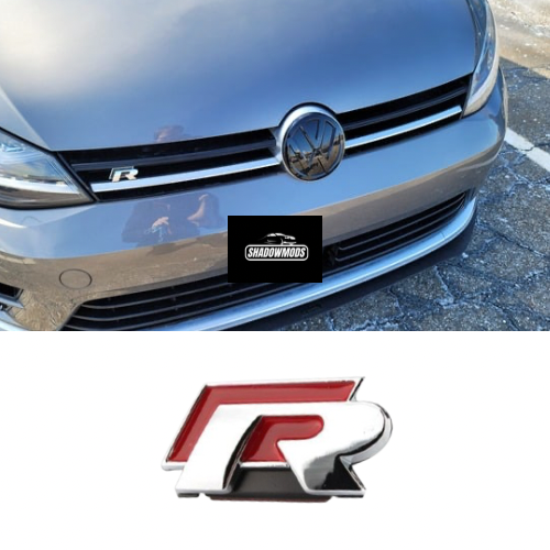 VW GOLF MK7 GTI R βRβ Grille Badge