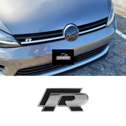 VW GOLF MK7 GTI R βRβ Grille Badge